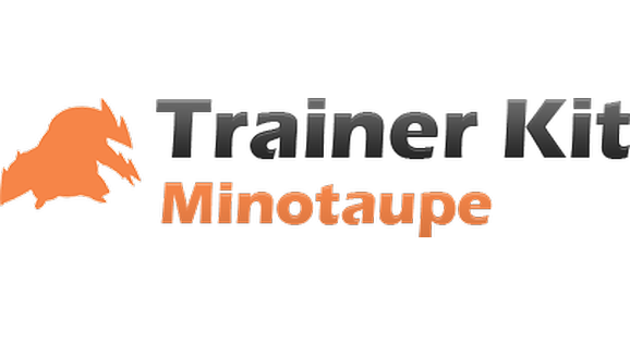 Illustration de Trainer Kit - Noir et Blanc - Minotaupe